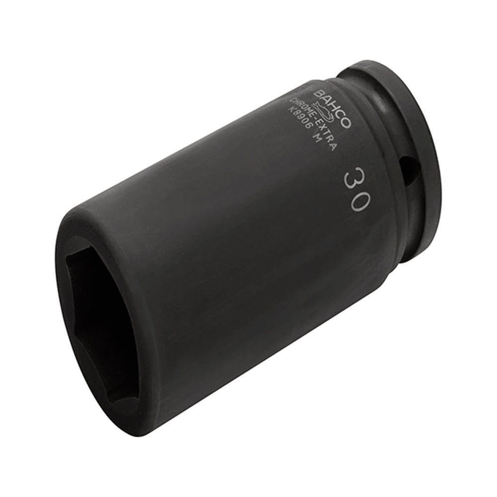 DADO DE IMPACTO 36MM LARGO HEXAGONAL ENCASTRE 3/4 PULIDO BAHCO