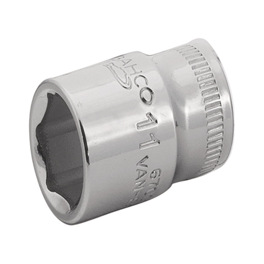 DADO HEXAGONAL 12MM DE ACERO PULIDO BAHCO