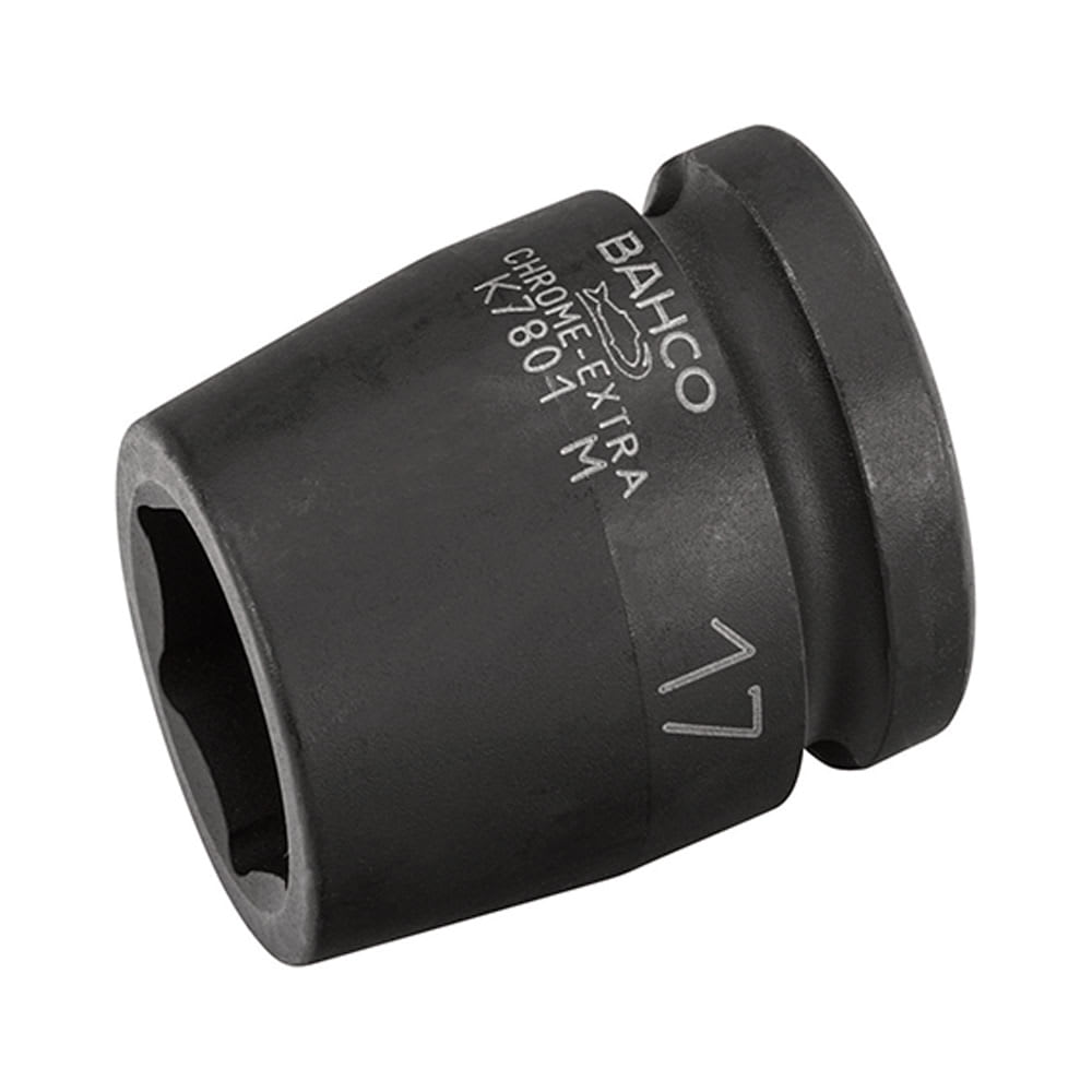 DADO DE IMPACTO 11MM HEXAGONAL ENCASTRE 1/2 ACERO PULIDO BAHCO