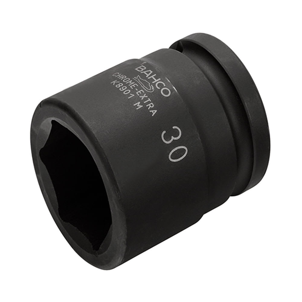 DADO HEXAGONAL 32MM DE ACERO PLATA MATE BAHCO