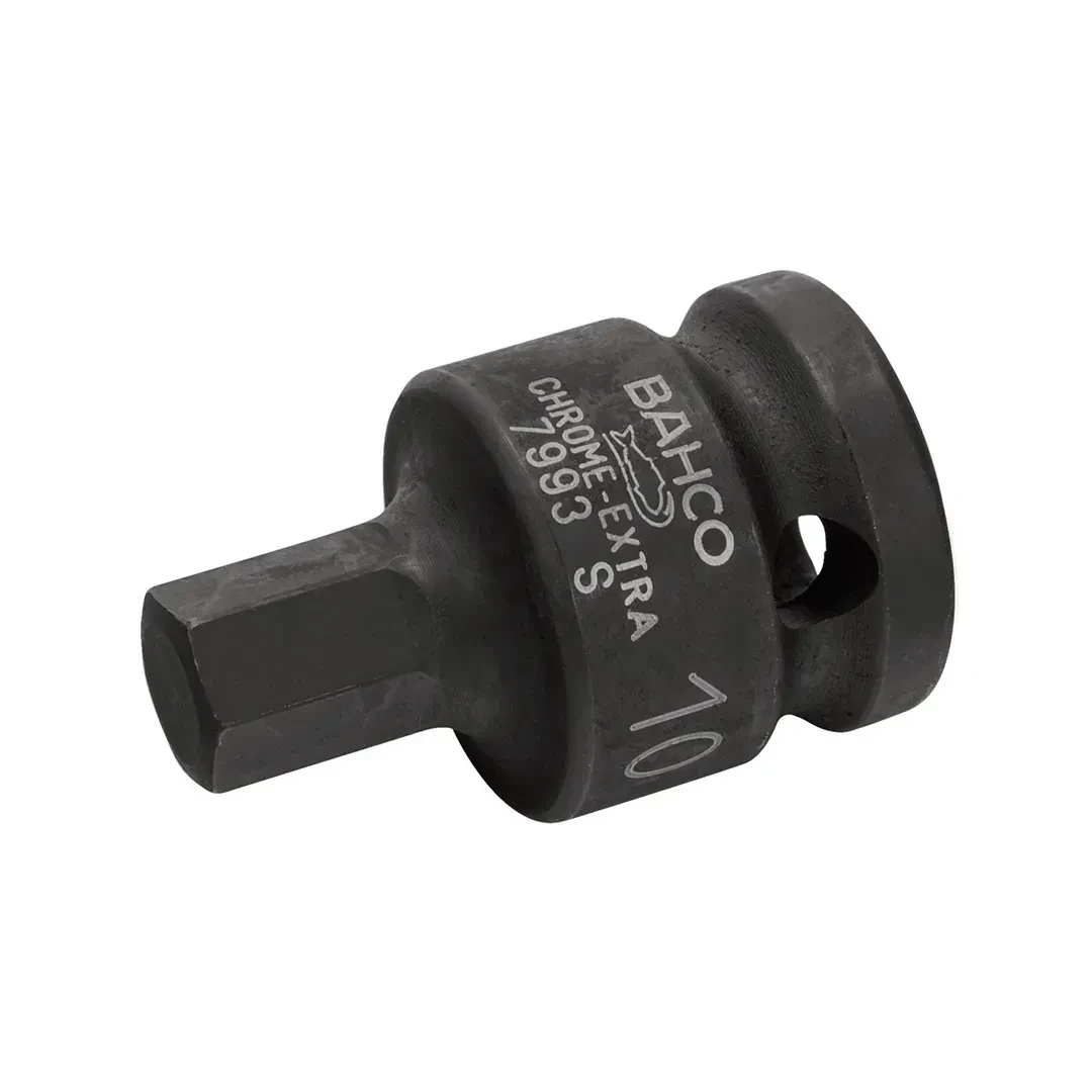 DADO IMPACTO HEXAGONAL 10MM ENC 1/2 DE ACERO PAVONADO BAHCO1