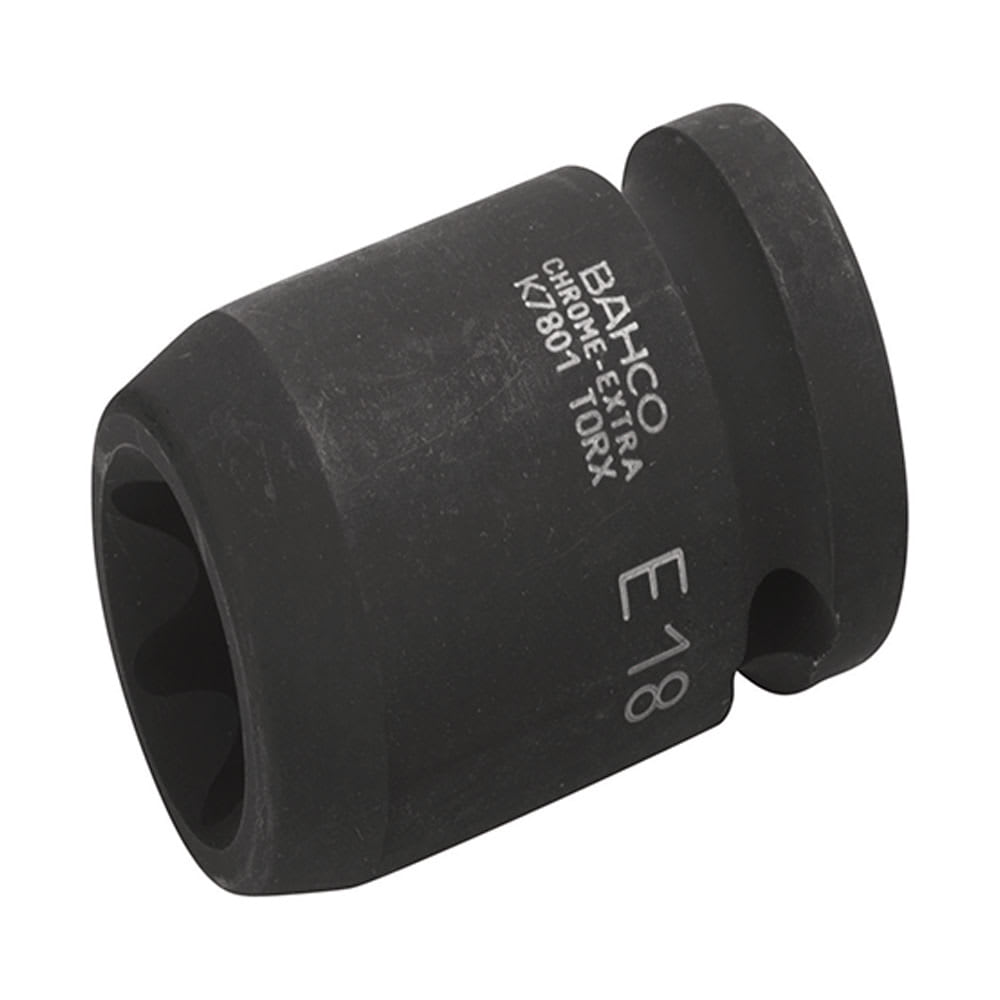 DADO IMPACTO TORX E10 ENCASTRE 1/2 BAHCO1