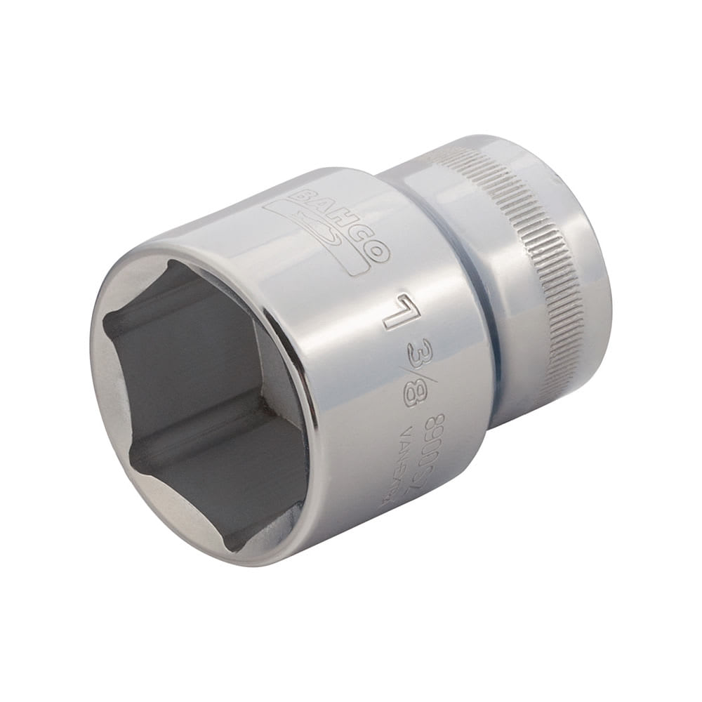 DADO HEXAGONAL DE ACERO 1.3/8'' ENC 3/4'' PULIDO BAHCO