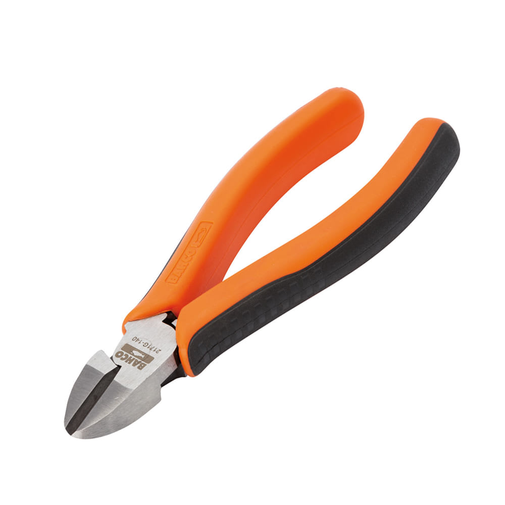 ALICATE DE CORTE DIAGONAL 180MM CON BOCAS REDONDEADAS BAHCO