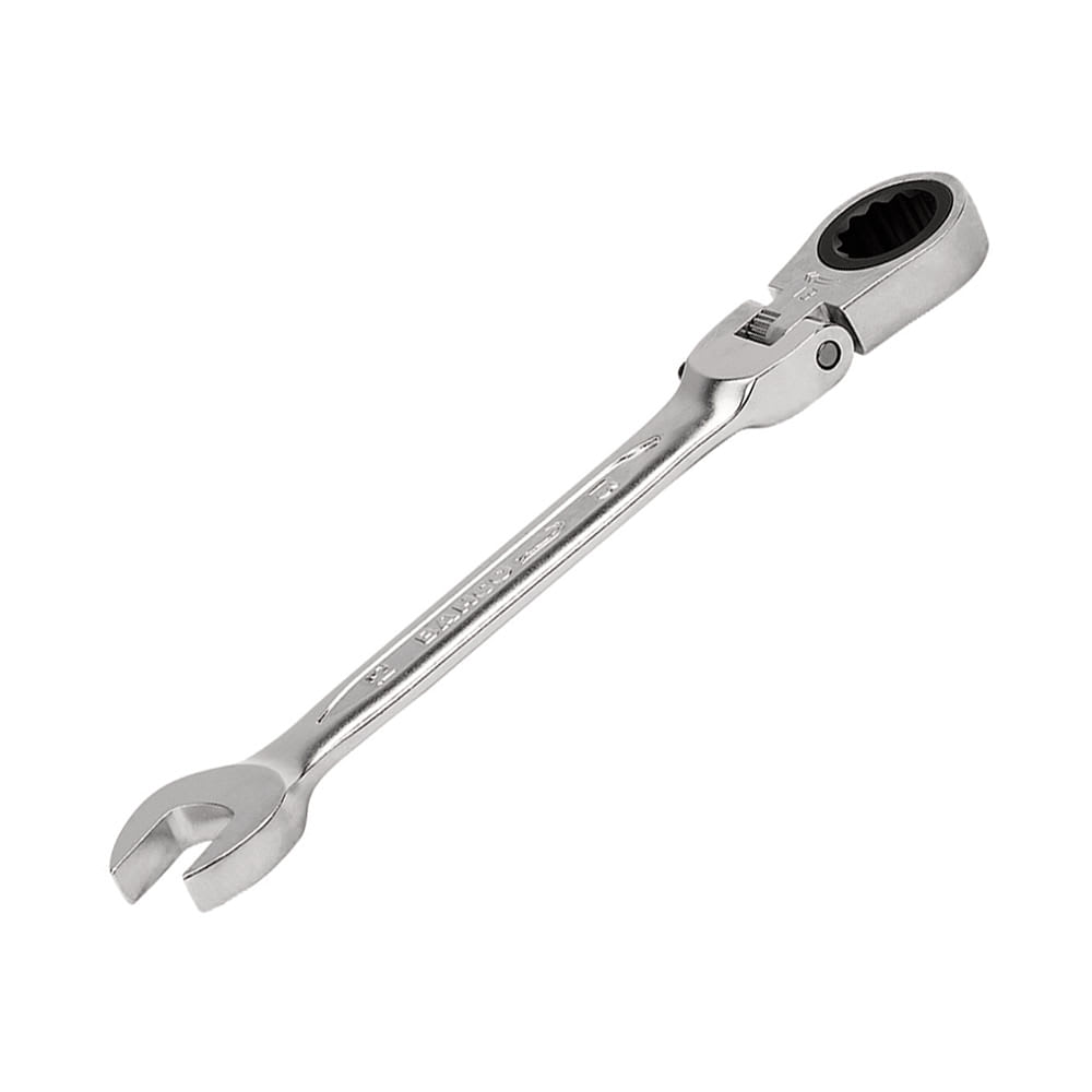 LLAVE COMBINADA CARRACA ARTICULADA 148MM CROMADA DE ACERO BAHCO