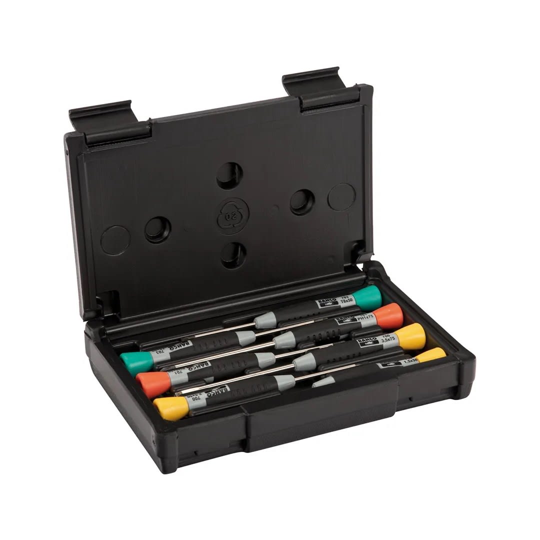 JUEGO DE DESTORNILLADORES DE PRECISION MODELO 7P BAHCO