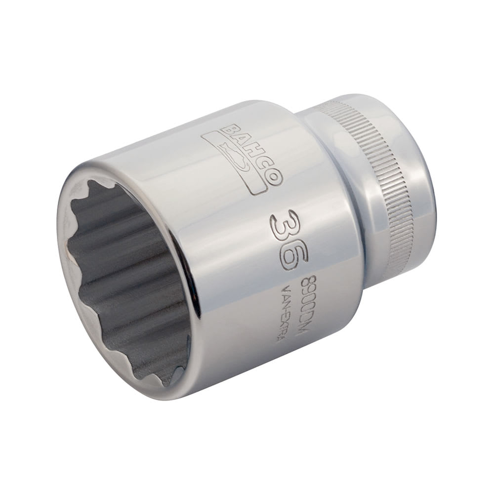 DADO HEXAGONAL DE ACERO METRICO 19MM DH ENC 3/4 BAHCO