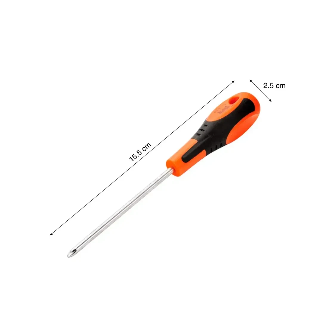 DESTORNILLADOR PHILLIPS 0 75MM DE ACERO CON MANGO BICOMPONENTE BAHCO2