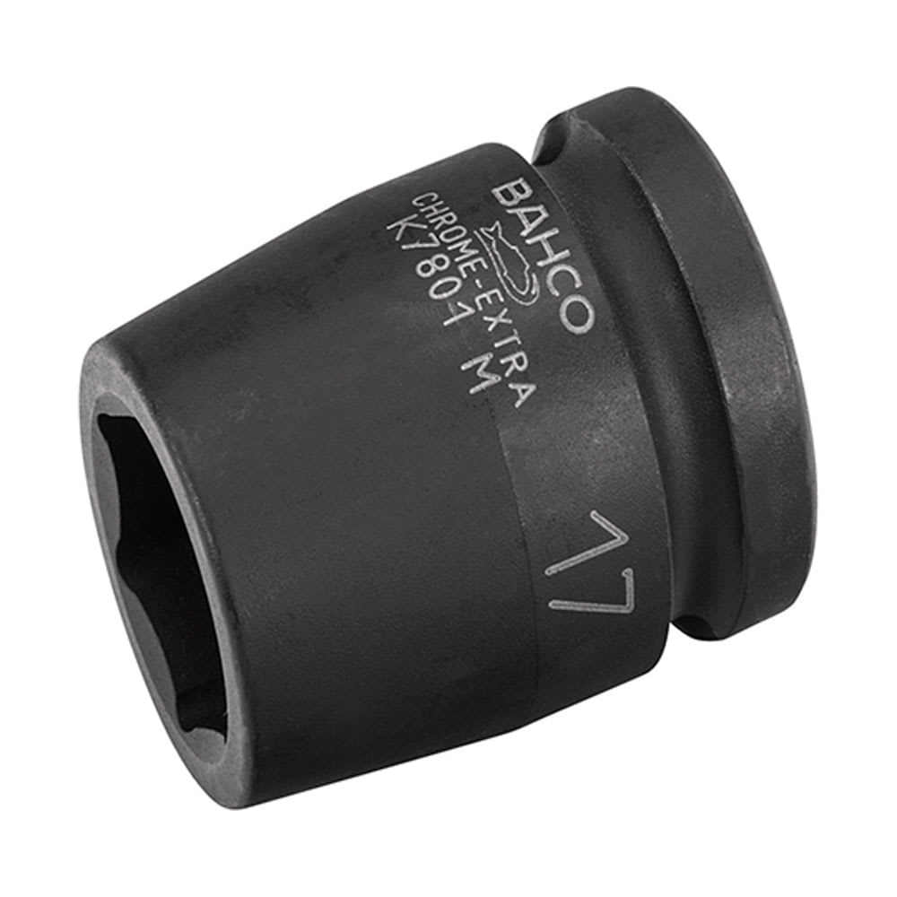 DADO IMPACTO 17MM HEXAGONAL ENCASTRE 1/2 BAHCO1