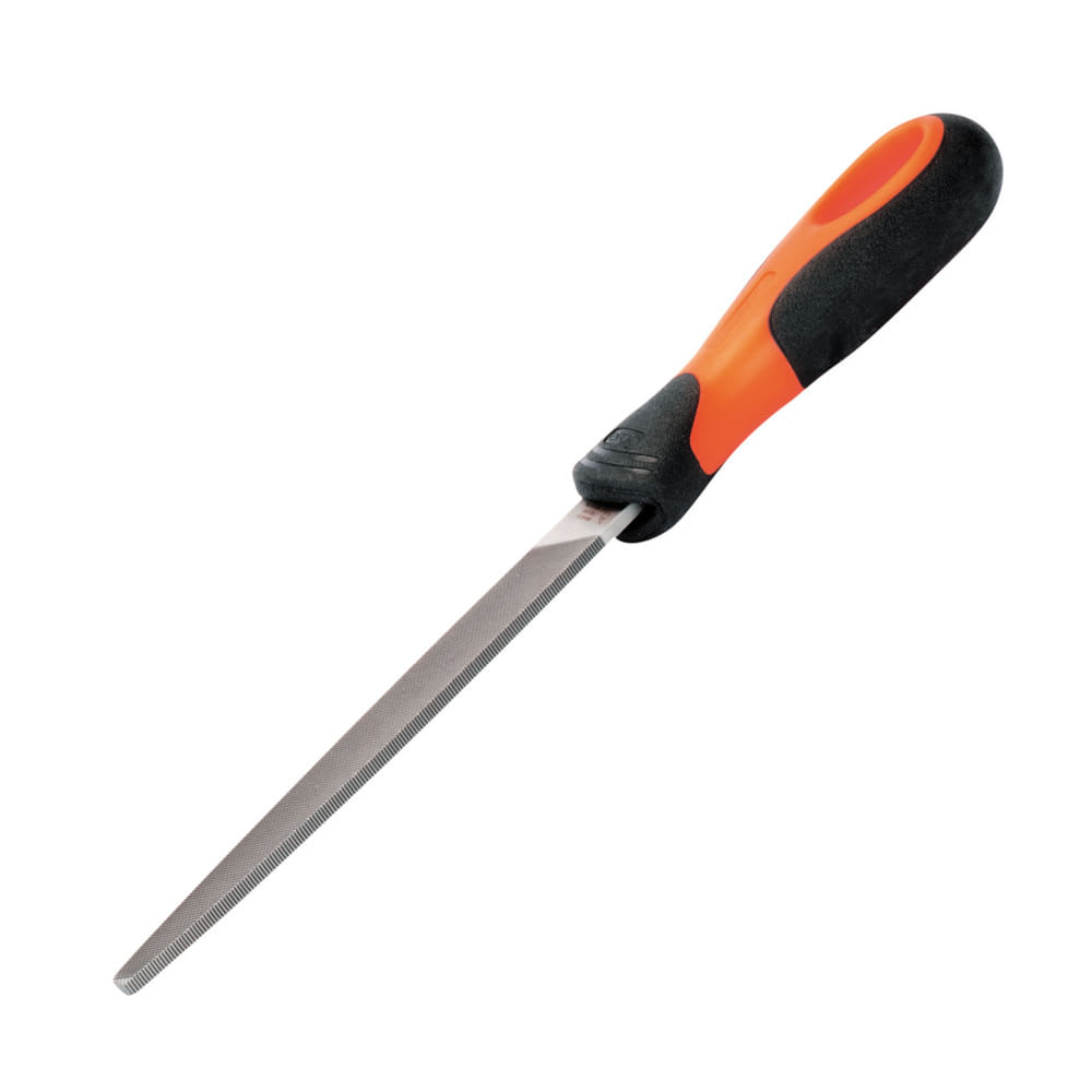 LIMA PLANA PUNTA 8'' ENTREFINO CON MANGO BAHCO