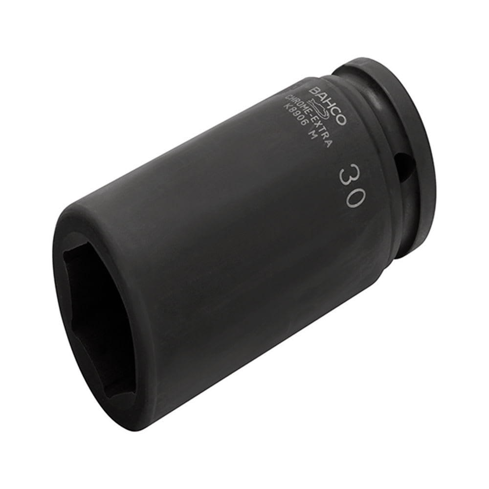 DADO IMPACTO 30MM LARGO HEXAGONAL ENCASTRE 3/4 BAHCO