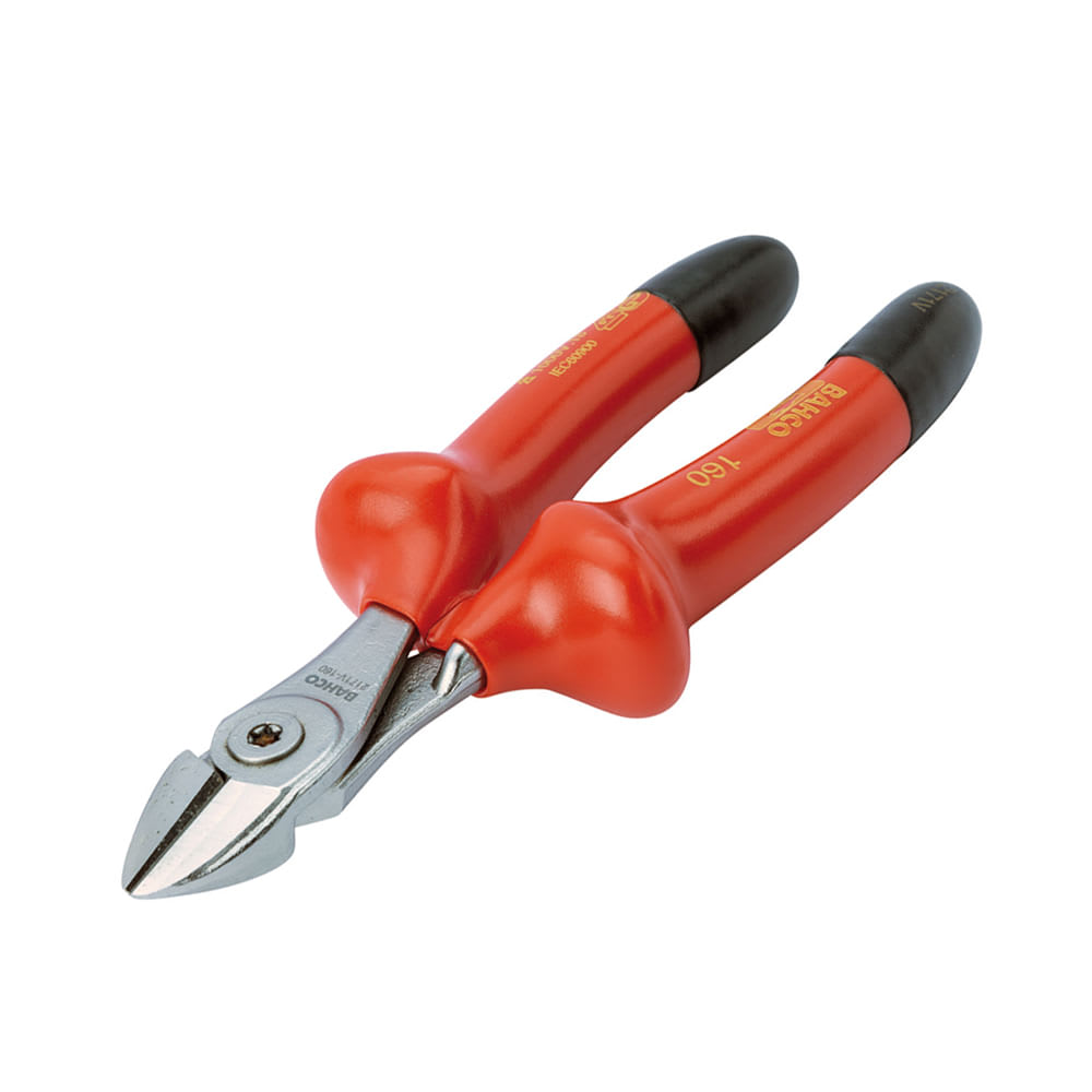 ALICATE DE CORTE LATERAL 7'' 1000V PULIDO DE ACERO BAHCO