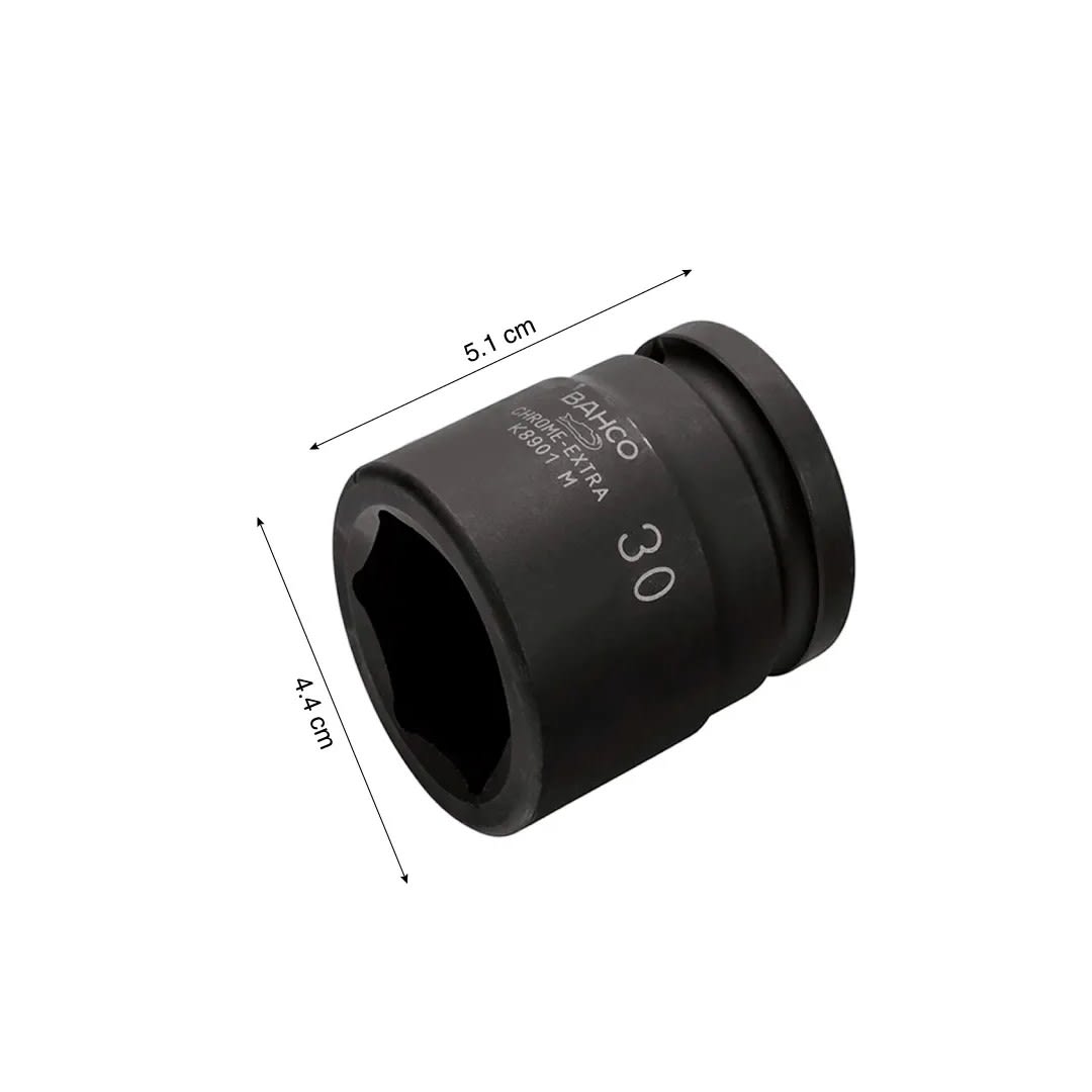 DADO IMPACTO 24MM HEX ENC 3/4 BAHCO1