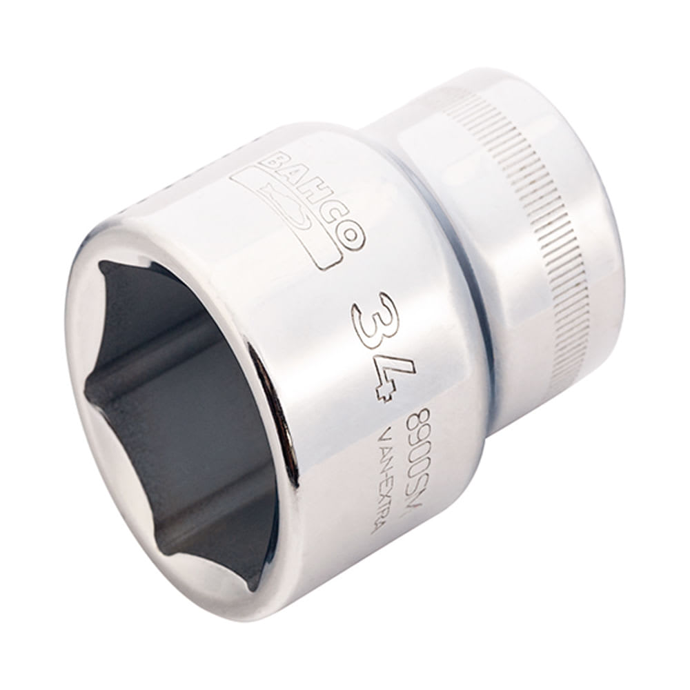 DADO HEXAGONAL MODELO 8900SM33 DE ACERO PULIDO 33MM BAHCO