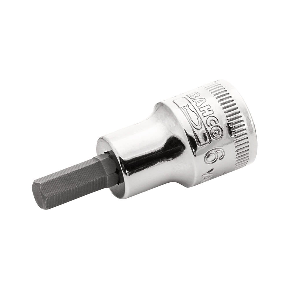 DADO HEXAGONAL 8MM MODELO 7409M8 DE ACERO PULIDO BAHCO
