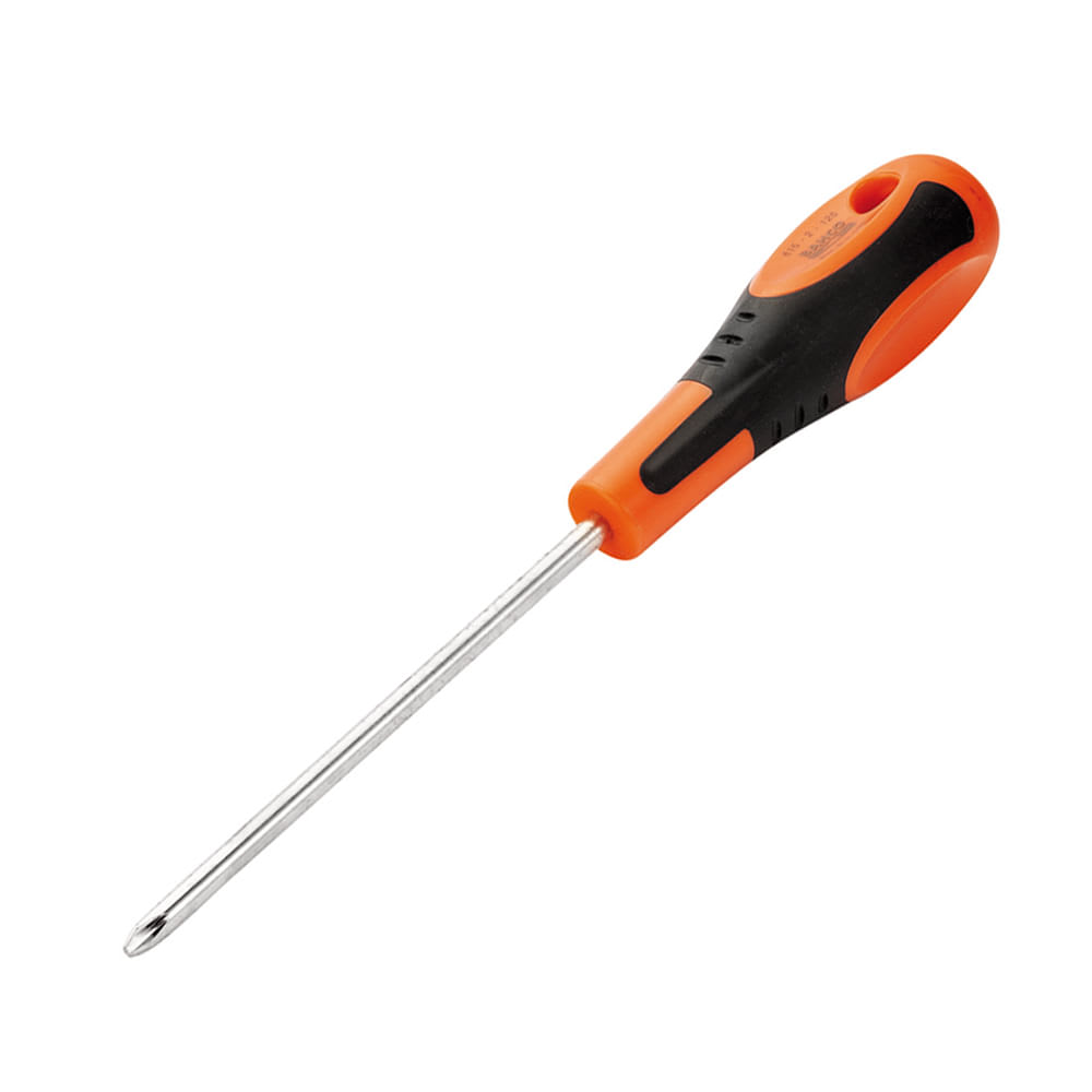 DESTORNILLADOR PHILLIPS 2 25MM DE ACERO NIQUELADO BAHCO