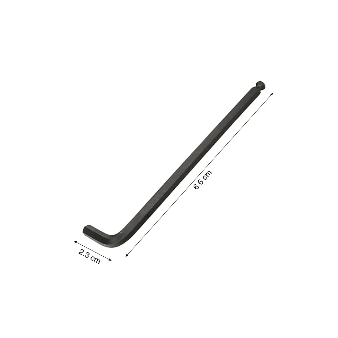 LLAVE HEXAGONAL PAVONADA LARGA 3MM BAHCO3