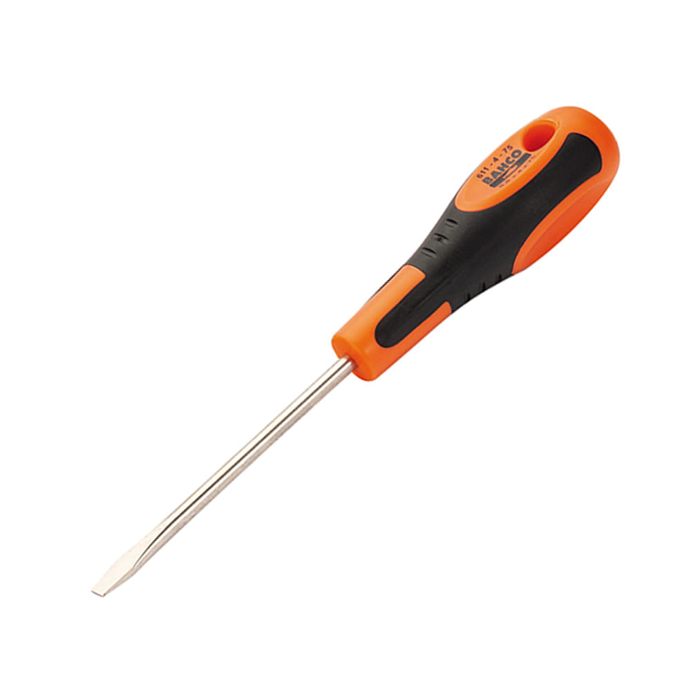DESTORNILLADOR PLANO 6.5X25MM NIQUELADO DE ACERO BAHCO