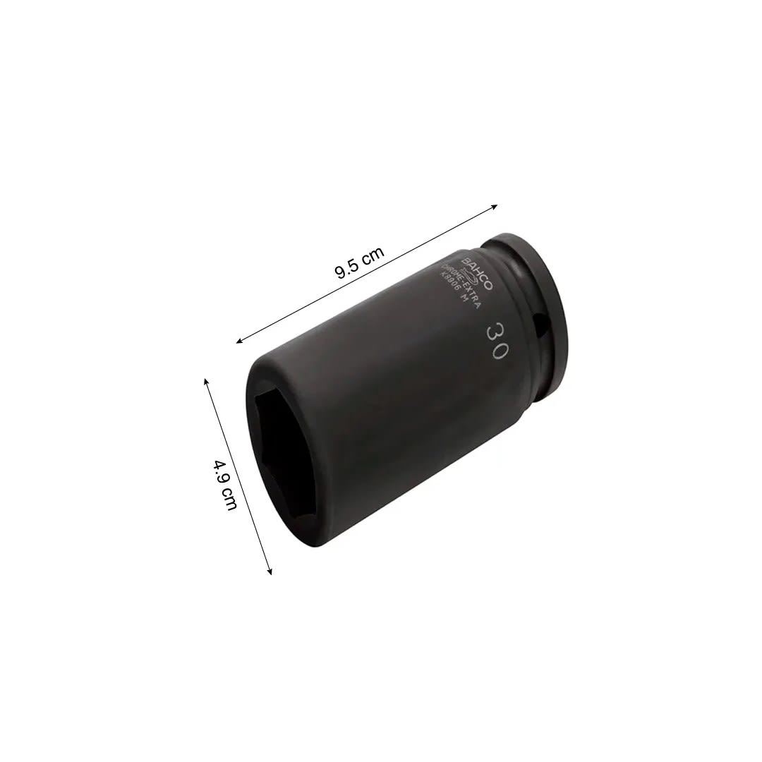 DADO IMPACTO 32MM LARG. HEX ENC 3/4 BAHCO1