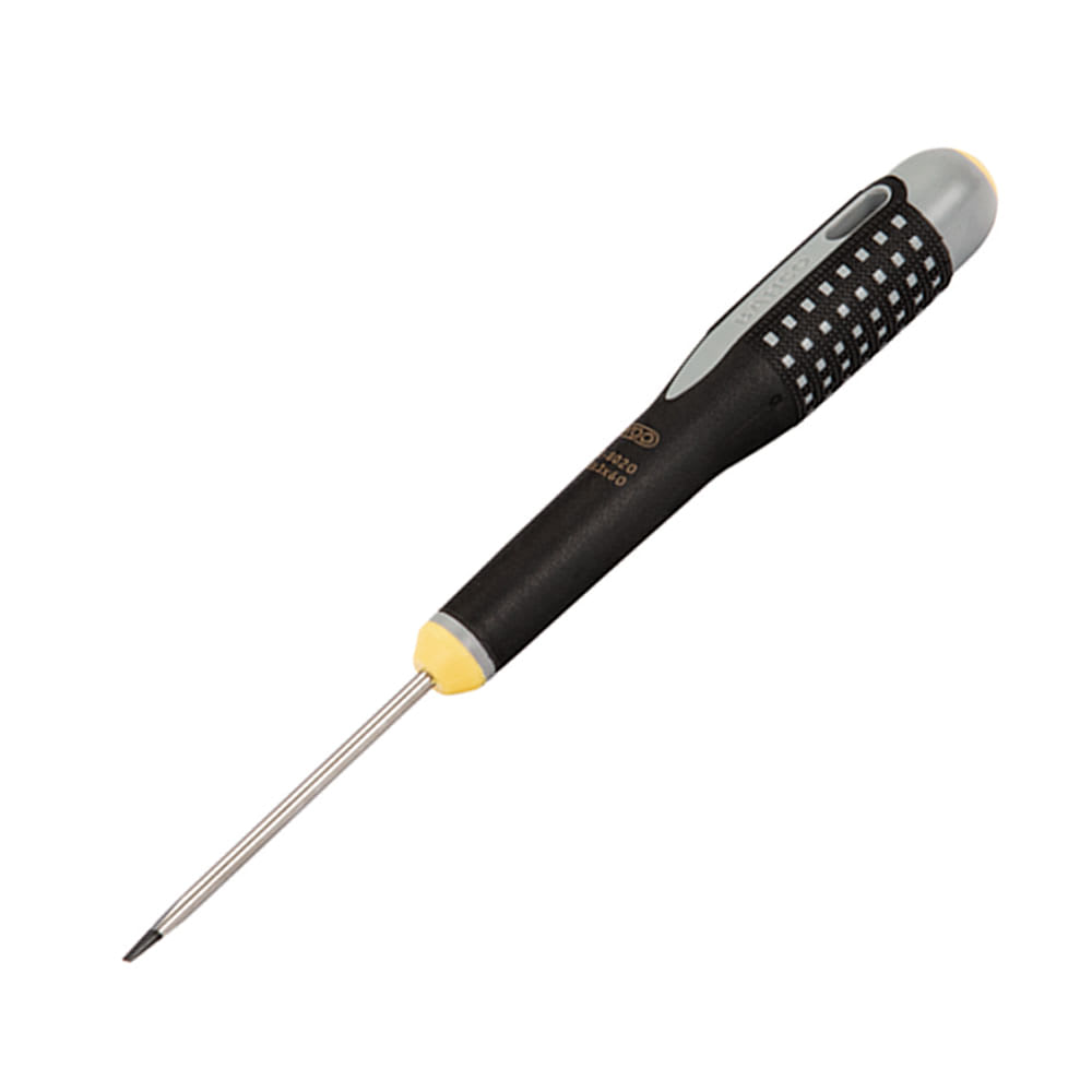 DESTORNILLADOR ATORNILLADOR 6.5MM X 125MM MODELO 26MM X 300MM NIQUELADO CON MANGO DE GOMA BAHCO