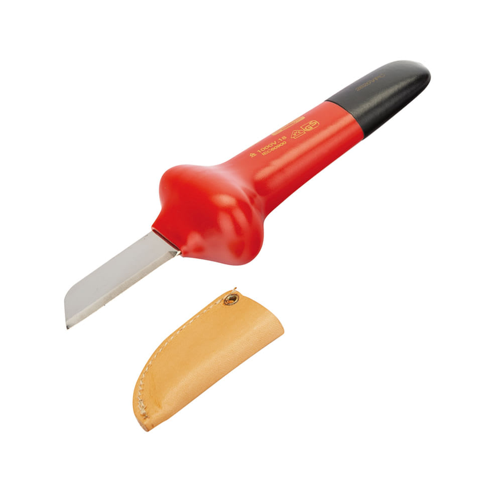 CUCHILLO PARA ELECTRICISTA RECTO 1000V BAHCO