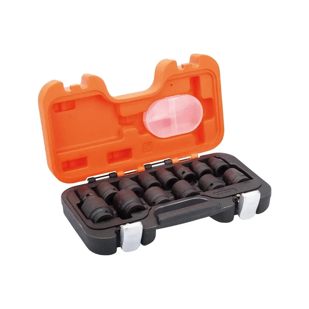 SET DE DADOS DE IMPACTO HEX D/S14 NEGRO 1/2'' BAHCO