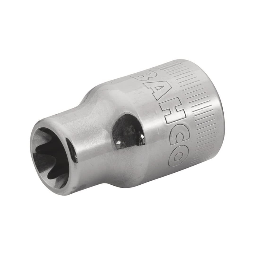 DADO TORX HEMBRA E20 ENC 1/2 CROMADO/PULIDO DE ACERO BAHCO