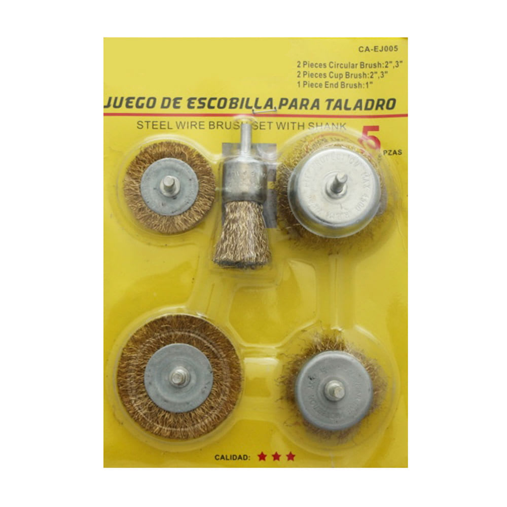 JUEGO DE ESCOBILLASGRANDE HOME TOOLS
