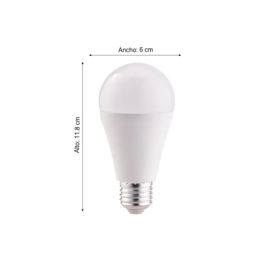 FOCO LED E27 15W LUZ FRIA X 3 UNIDADES ORANGE2