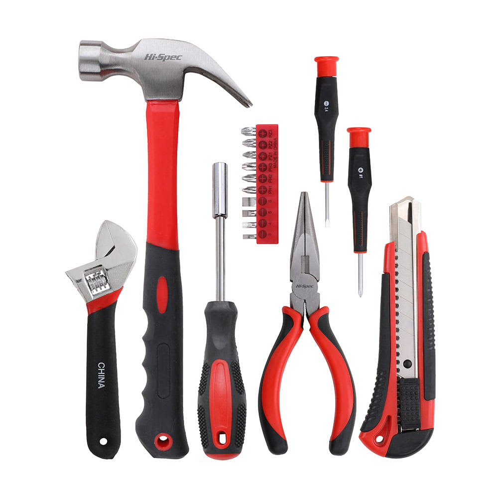 SET DE HERRAMIENTAS HOME 17 PIEZAS TOOL SET HI-SPEC