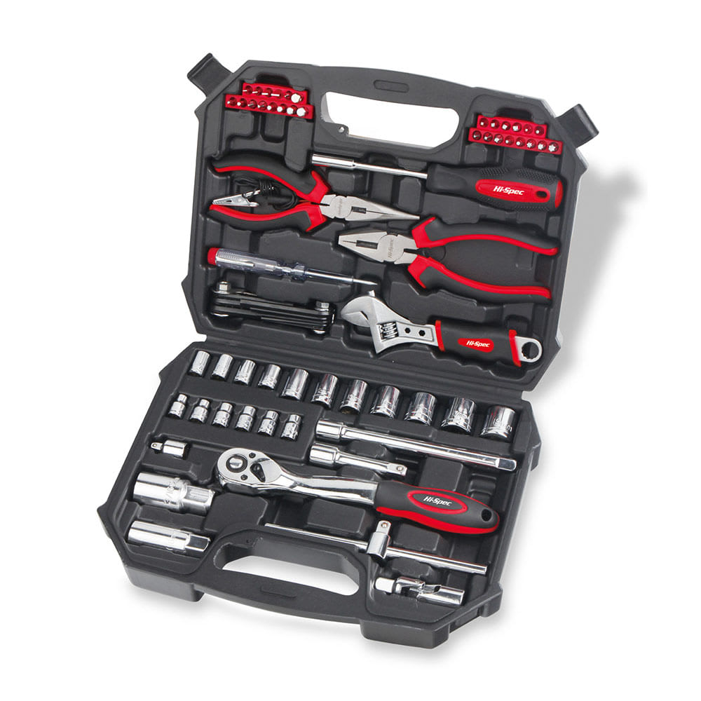 SET HERRAMIENTAS MECANICA 67 PIEZAS TOOL SET HI-SPEC
