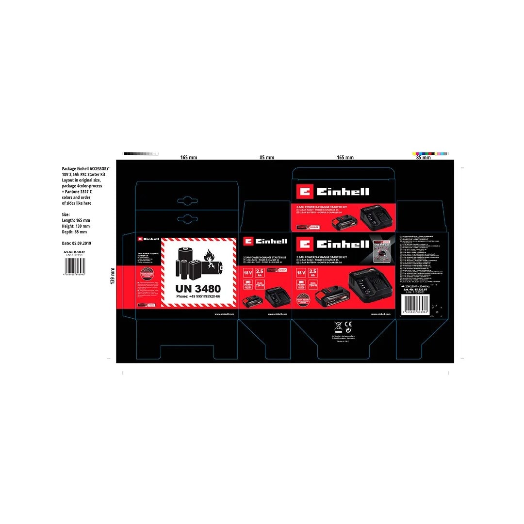 CARGADOR + BATERIA 2.5 AH 18V STARTER EINHELL5