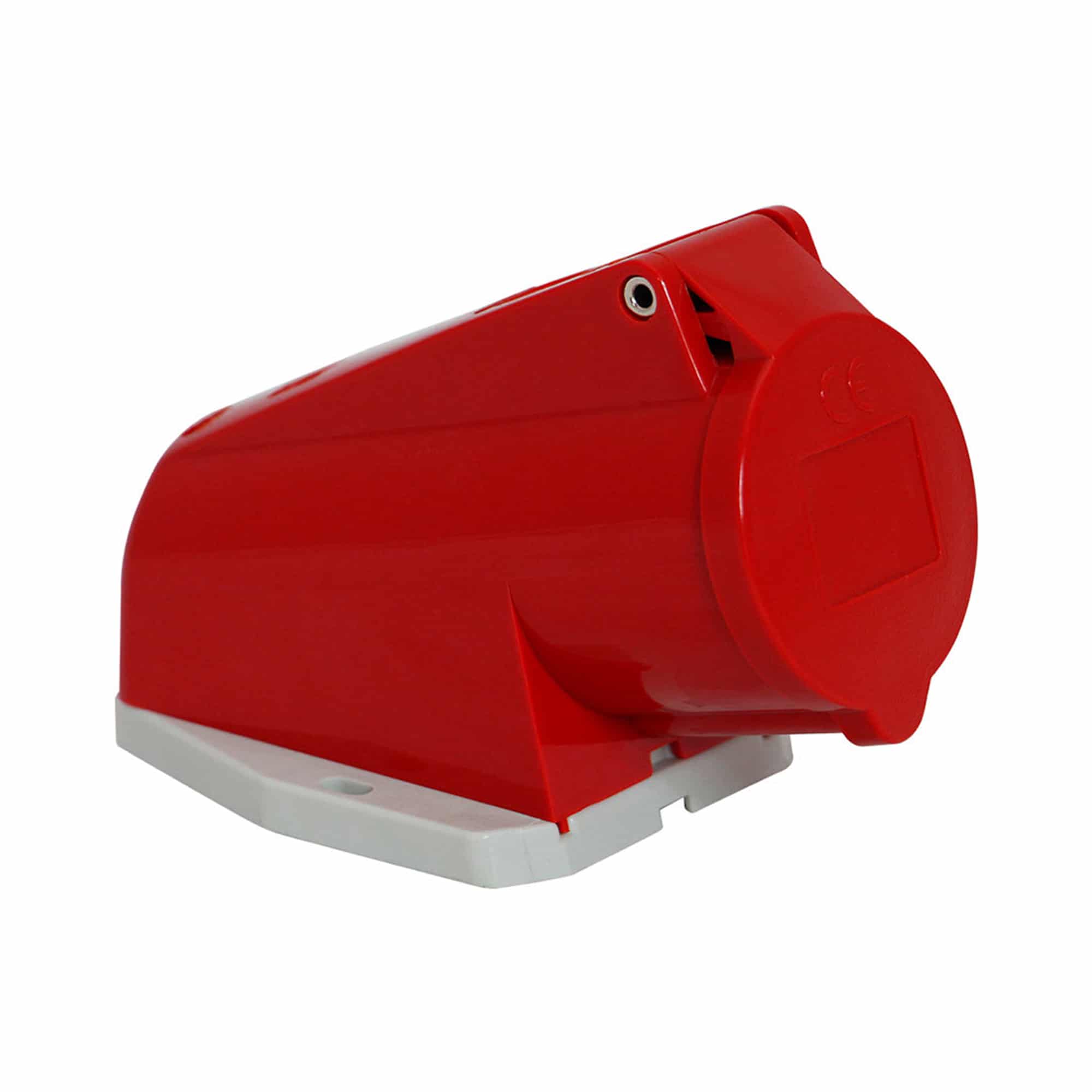 TOMA VISIBLE 16AMP 3P+T 415V ROJO 6H IP44 MENNEKES