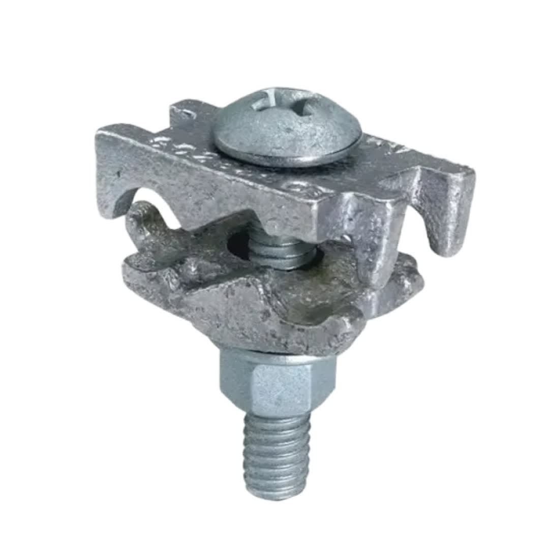 CONECTOR TIERRA DOBLE CU/ES P/2 CABLES PARAL 2/0AWG - 250MCM A BARRA C/PERNO Ø2-1/4'' UL BURNDY