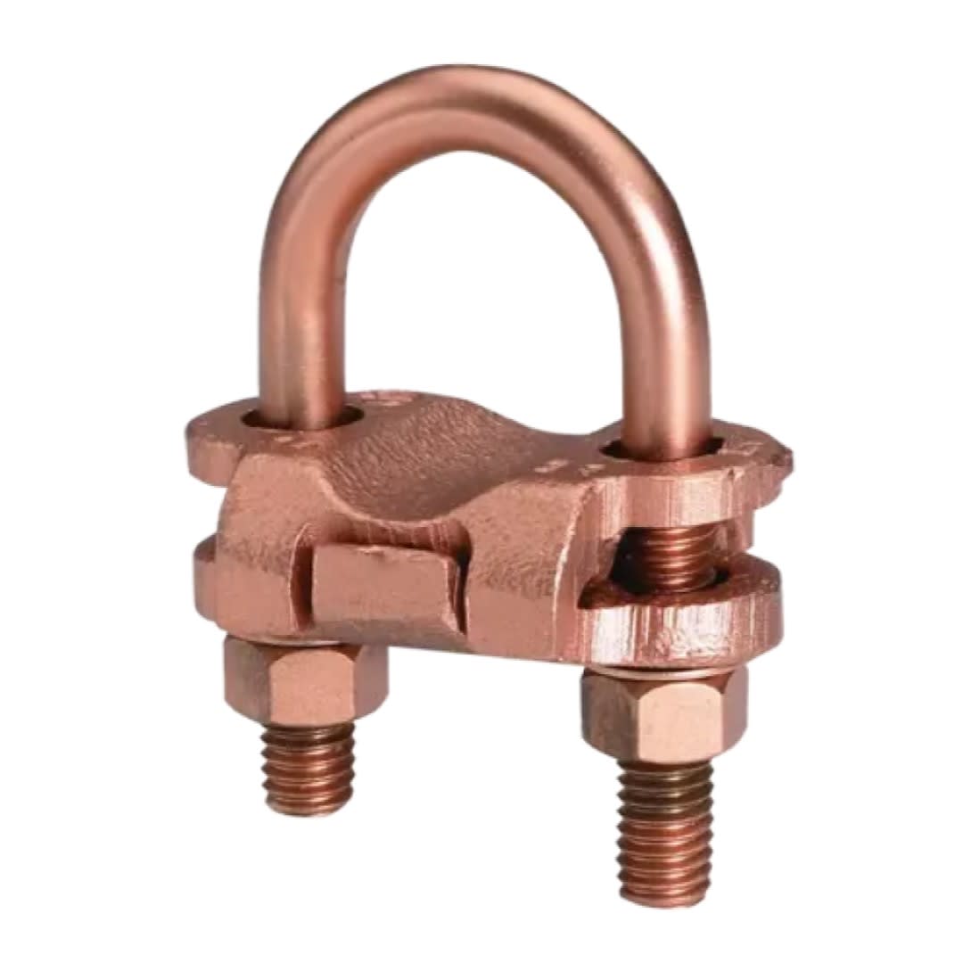 CONECTOR TIERRA CU P/2 CABLES PARAL. 2/0AWG-250MCM Y PERPEND TUBO 1/2''-3/4'' Ø7/8''-1'' UL BURNDY