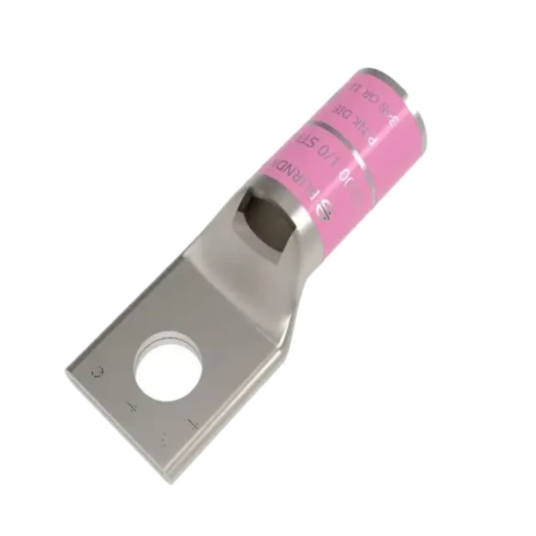 TERMINAL DE COMPRESION BARRIL STD CU/ES 1/0AWG Ø3/8'' 35KV UL BURNDY