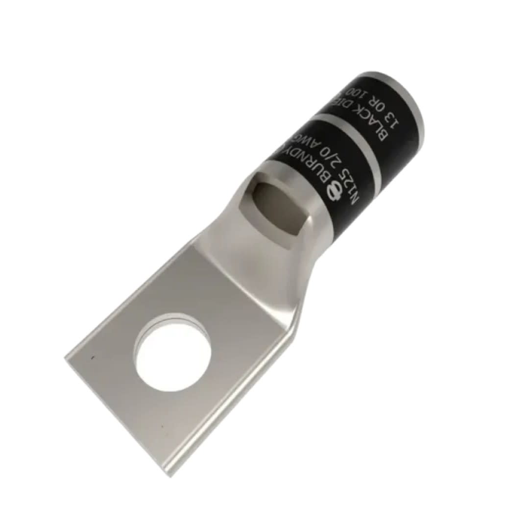 TERMINAL DE COMPRESION BARRIL STD CU/ES 2/0AWG Ø3/8'' 35KV UL BURNDY