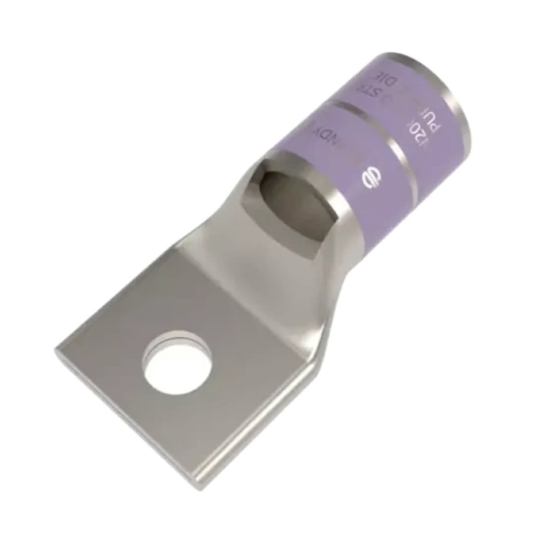 TERMINAL DE COMPRESION BARRIL STD CU/ES 4/0AWG Ø1/2'' 35KV UL BURNDY