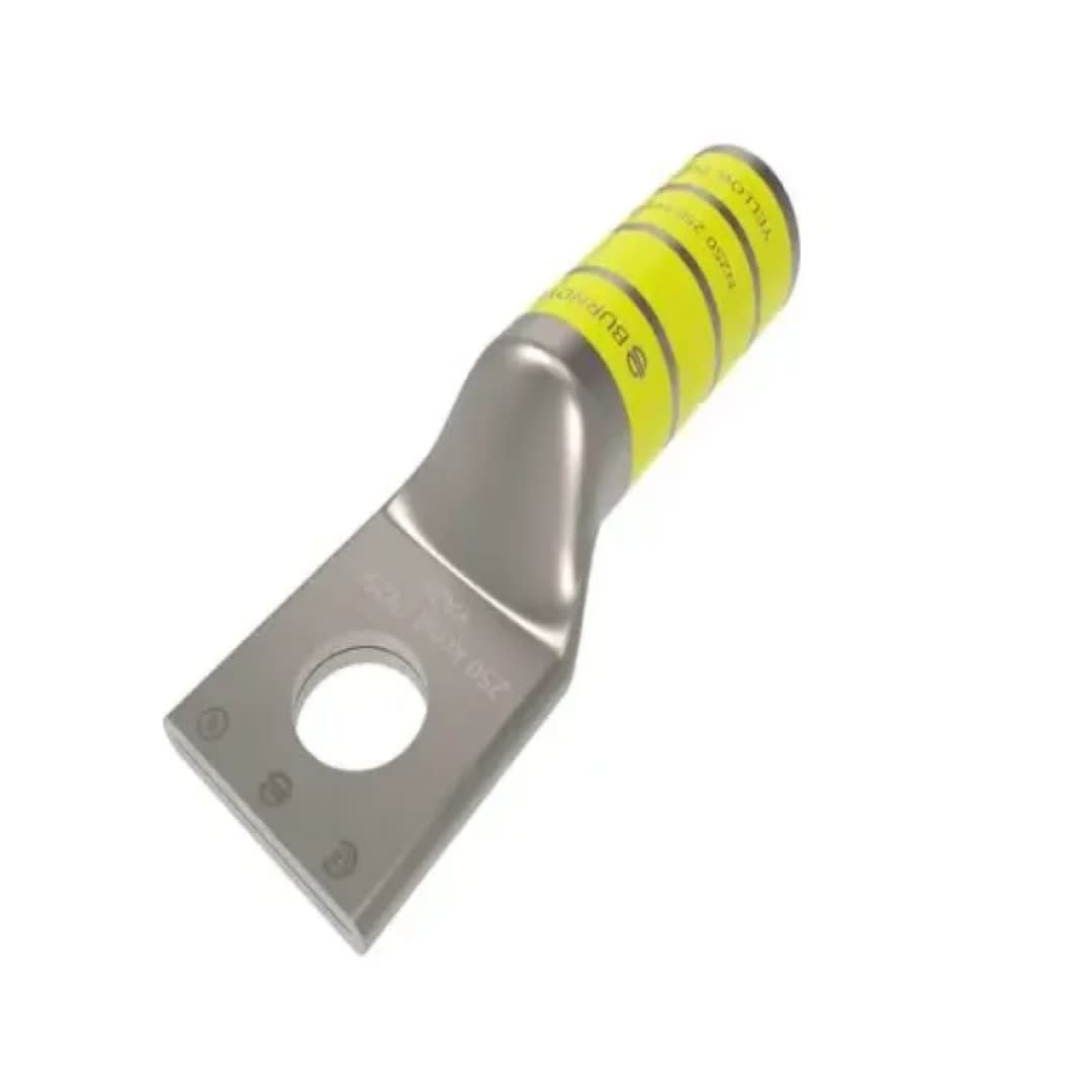 TERMINAL DE COMPRESION BARRIL LARGO CU/ES 250MCM Ø1/2'' 35KV UL BURNDY1