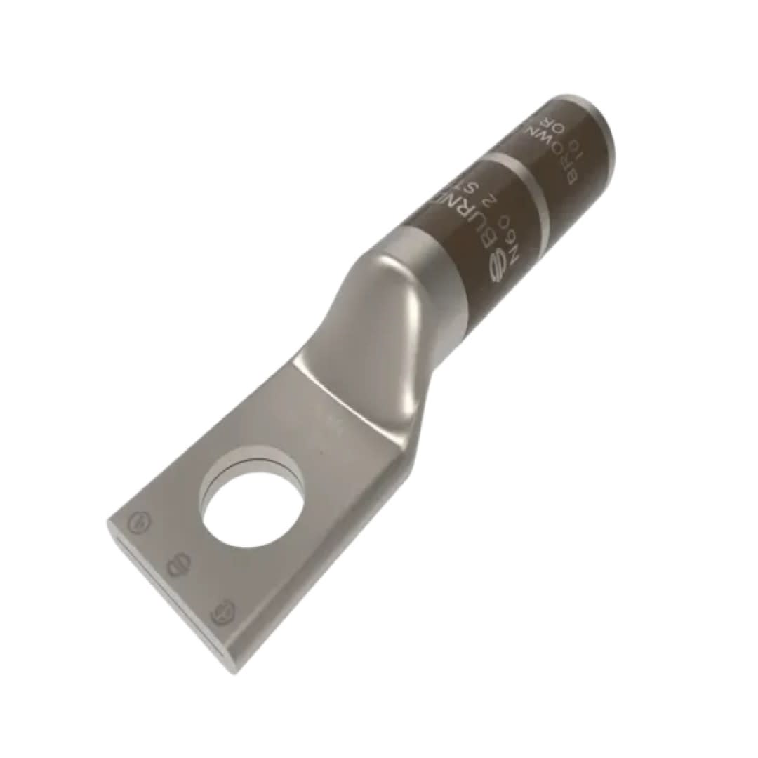 TERMINAL DE COMPRESION BARRIL STD CU/ES 2AWG Ø5/16'' 35KV UL BURNDY
