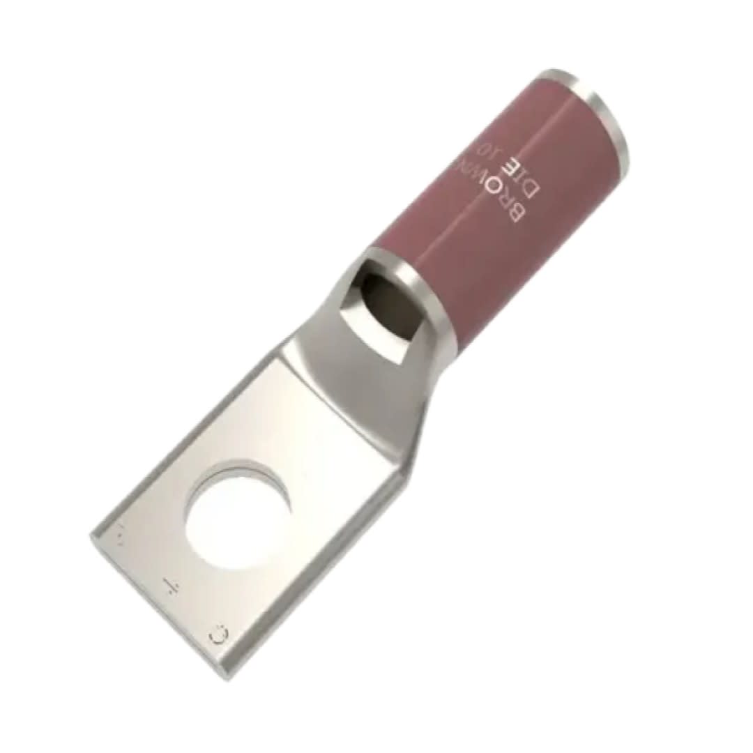 TERMINAL DE COMPRESION BARRIL STD CU/ES 2AWG Ø1/4'' 35KV UL BURNDY