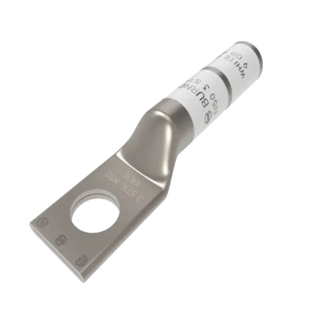 TERMINAL DE COMPRESION BARRIL LARGO CU/ES 3AWG Ø5/16'' 35KV UL BURNDY1