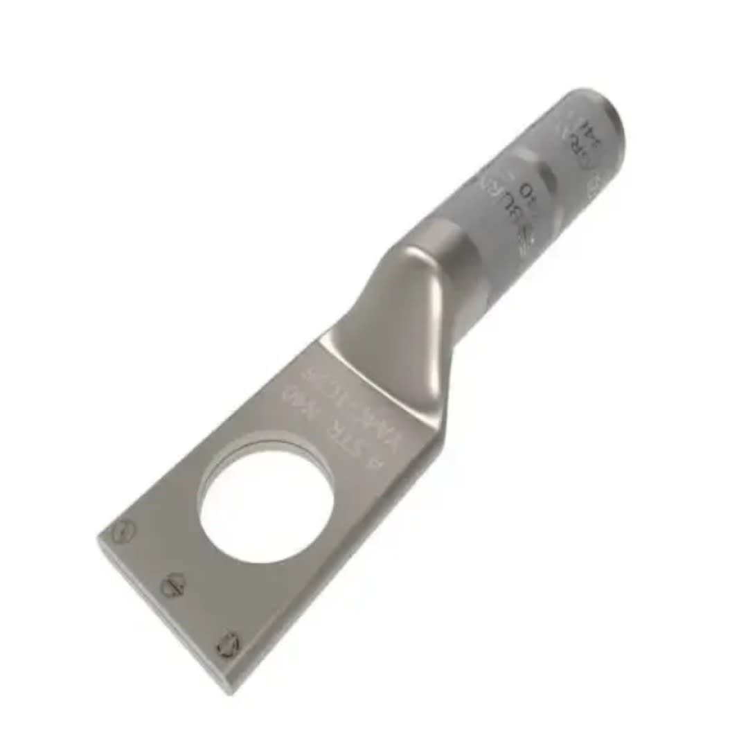 TERMINAL DE COMPRESION BARRIL LARGO CU/ES 4AWG Ø1/4'' 35KV UL BURNDY1