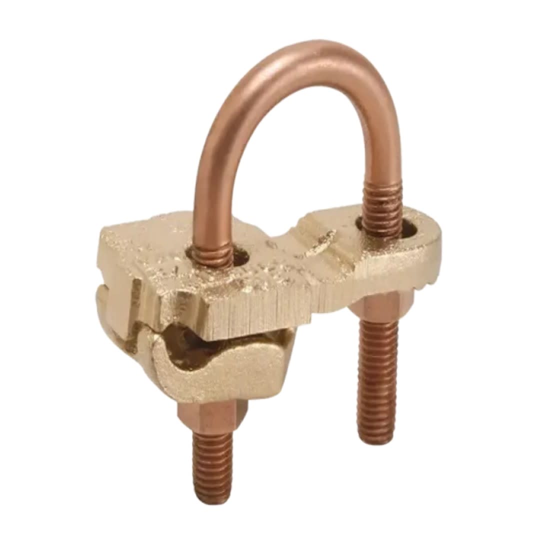 CONECTOR TIERRA CU P/CABLE 4AWG-4/0AWG A TUBO 1/2''-1'' PERNO 3/8'' UL BURNDY1