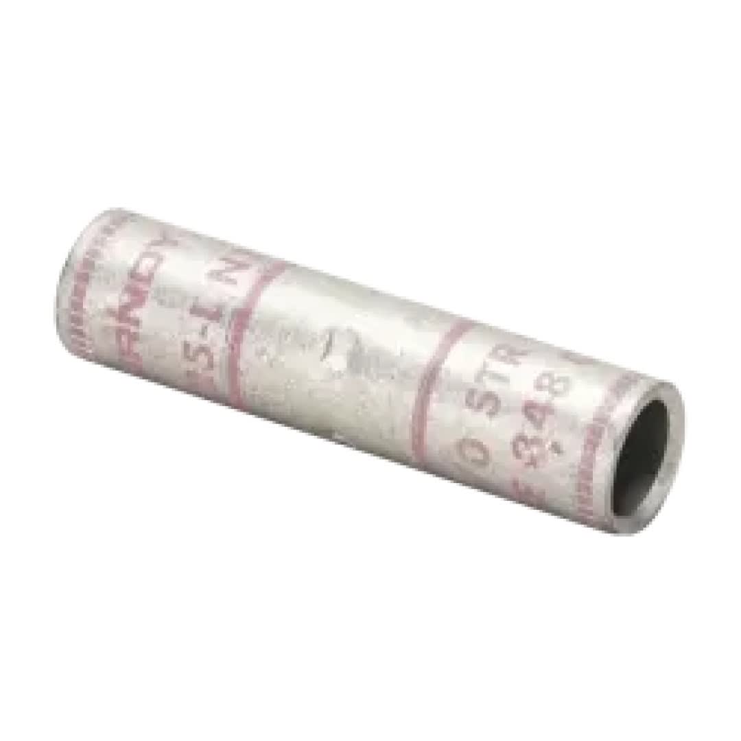 CONECTOR TUBULAR DE COMPRESION BARRIL STD CU/ES 4AWG 90°C 35KV UL/CSA BURNDY