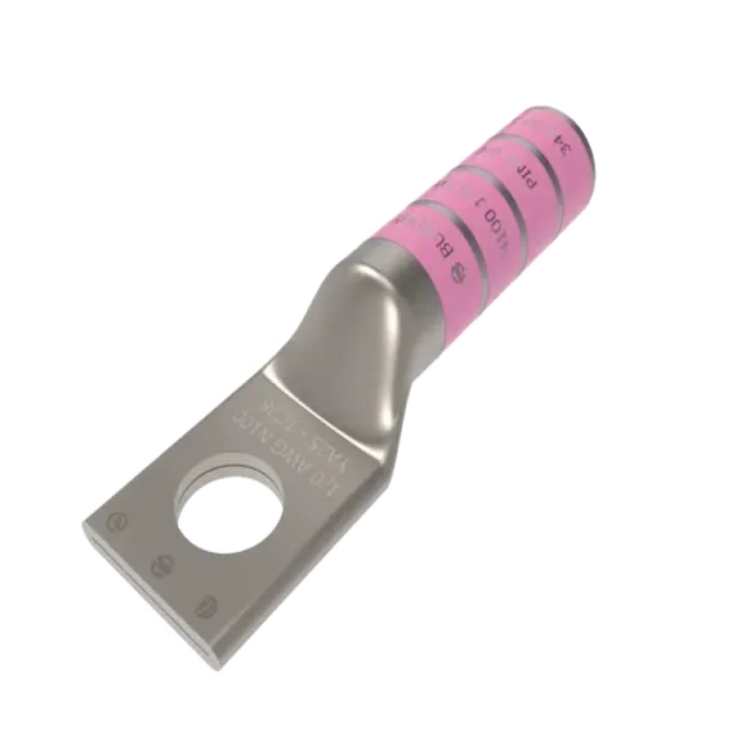 TERMINAL DE COMPRESION BARRIL LARGO CU/ES 1/0AWG Ø1/2'' 35KV UL BURNDY1