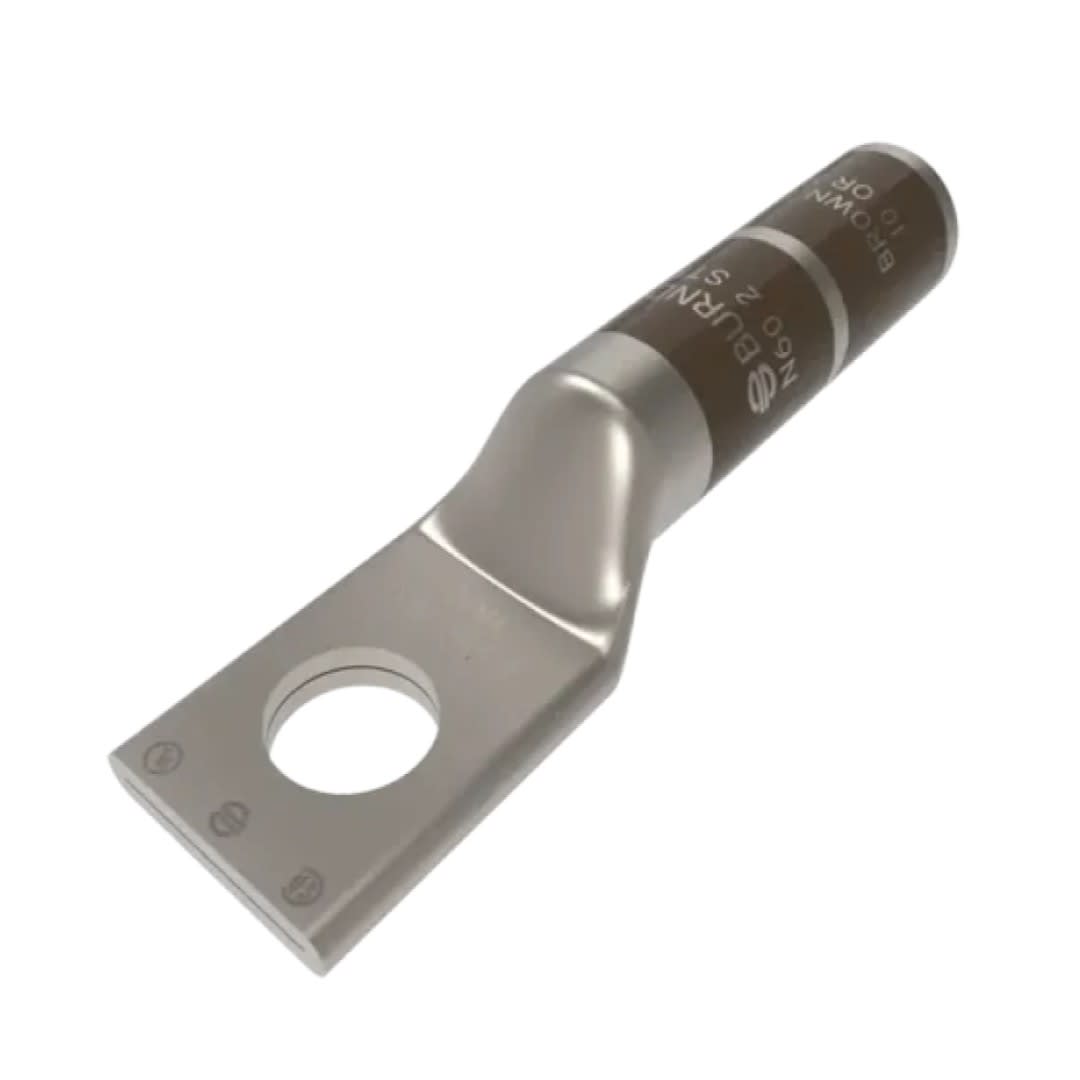 TERMINAL DE COMPRESION BARRIL LARGO CU/ES 2AWG Ø1/2'' 35KV UL BURNDY1