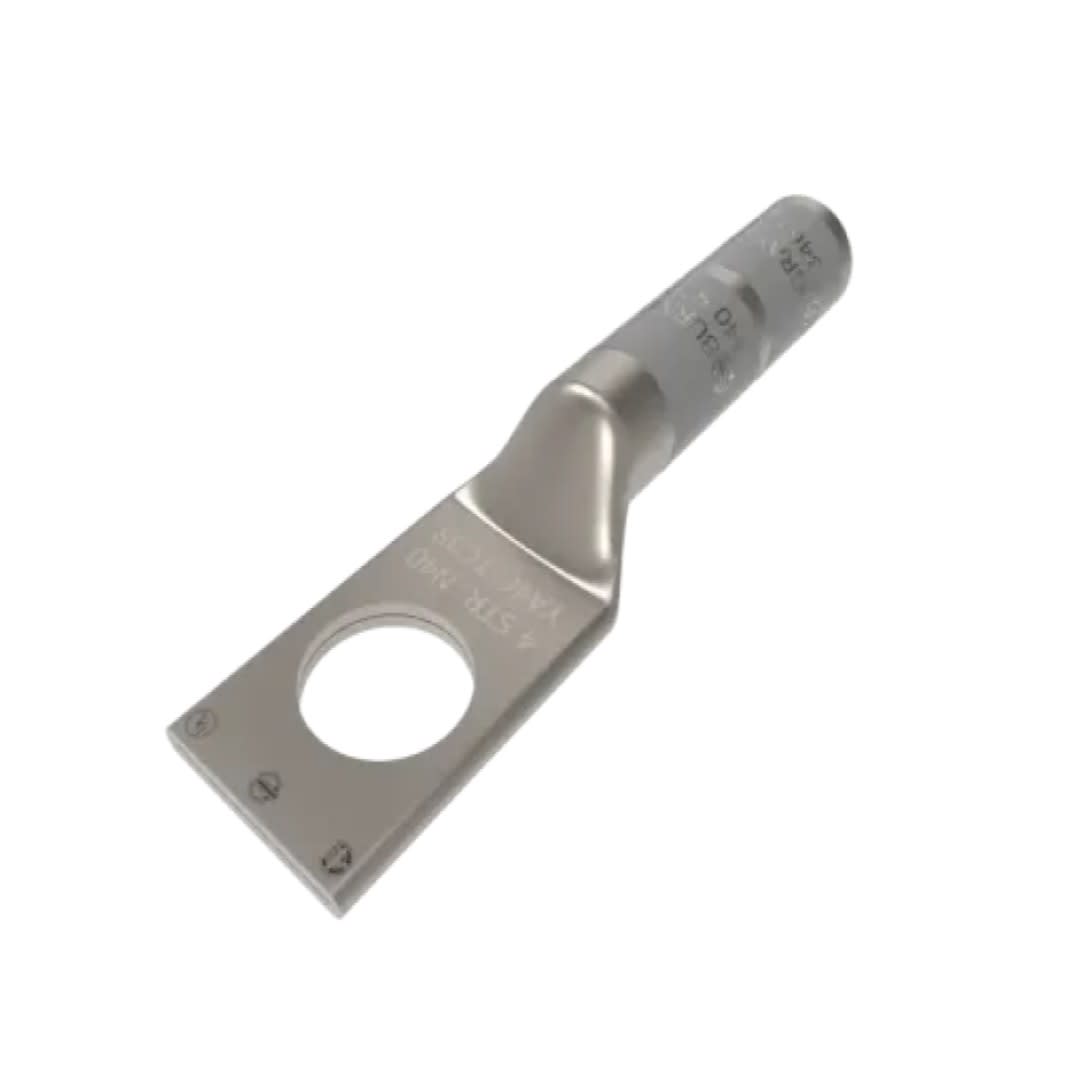 TERMINAL DE COMPRESION BARRIL LARGO CU/ES 4AWG Ø3/8'' 35KV UL BURNDY1