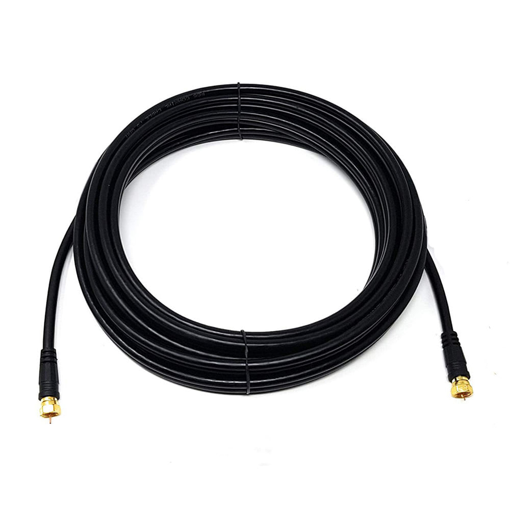 CABLE COAXIAL MACROTEL RG6 NEGRO/TERMINAL 5M MACROTEL