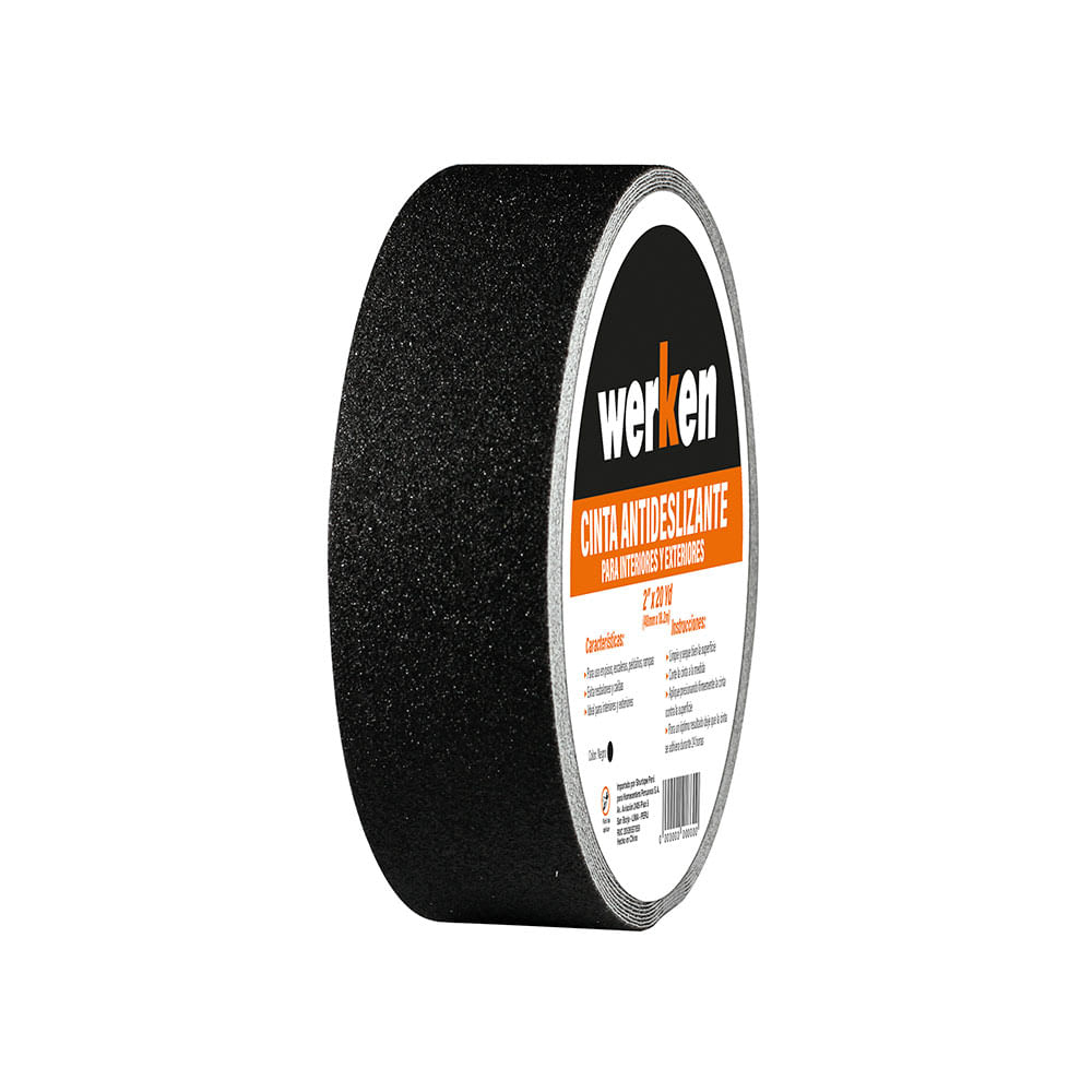 CINTA ANTIDESLIZANTE 2''X18.2 CARBURO DE SILICIO NEGRO WERKEN2